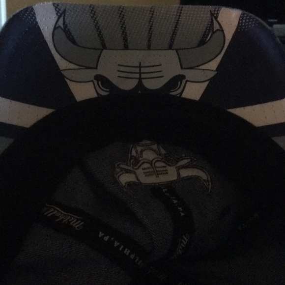 Denim Mitchell & Ness Chicago Bulls adjustable hat - Picture 5 of 6